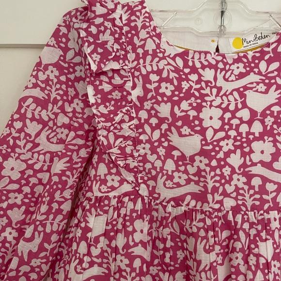 Mini Boden Pink Spring Dress, size 5-6Y - Picture 2 of 7